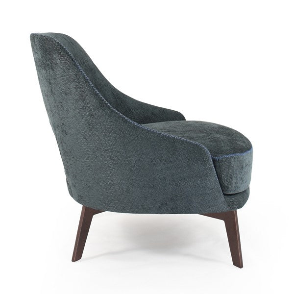 Verna Lounge Chair - Steel - Tommy Franks