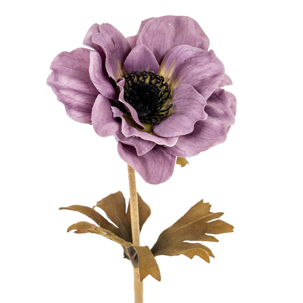 Purple Anemone Stem - Canwell Interiors Limited - Hills