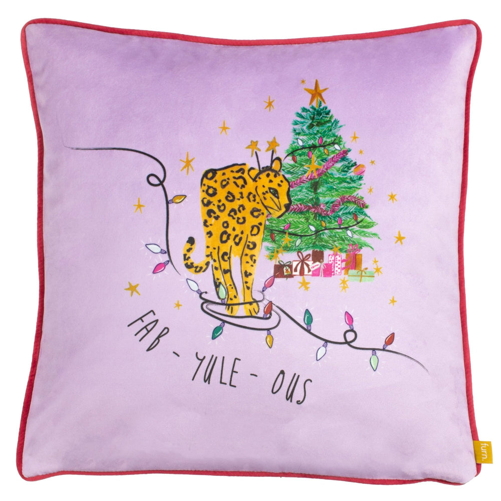 Purrfect Fabyuleous 43x43 Feather Filled Cushion Pink/lilac - XShowhome Limited - Riva