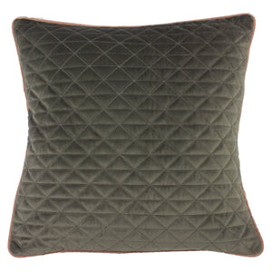 Quartz 45x45 Feather Filled Cushion Charc/blush - Canwell Interiors Limited - Riva