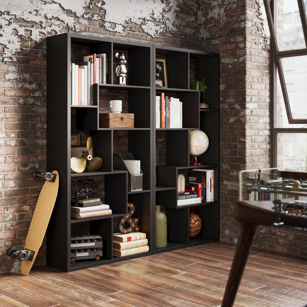 Quebec Black Shelving Unit - XShowhome Limited - Canwell