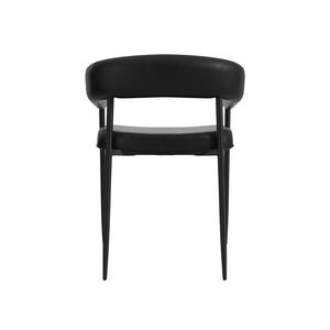Queens Black & Black Dining Chair - Canwell Interiors Limited - Canwell