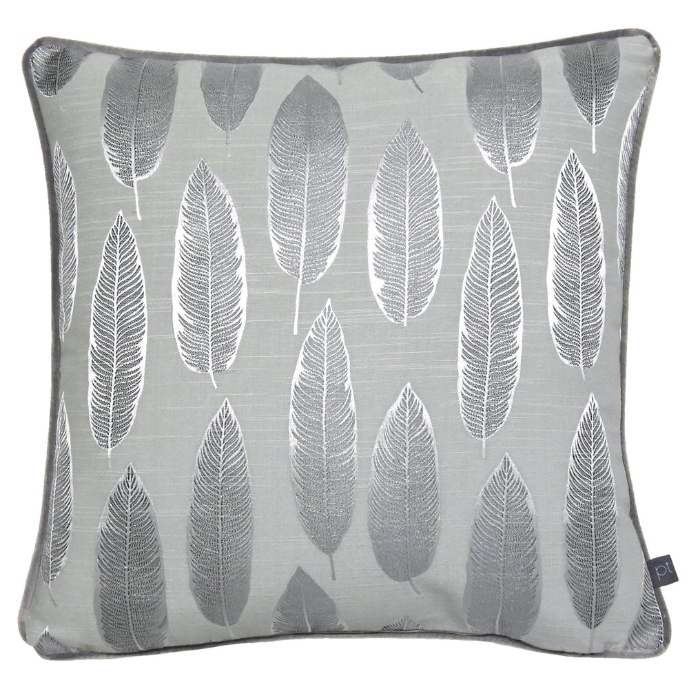 Quill 43x43 Feather Filled Cushion Silver - XShowhome Limited - Riva
