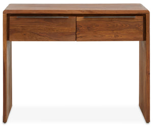 Surati Sheesham And Acacia Console Table with Drawers - Xshowhome