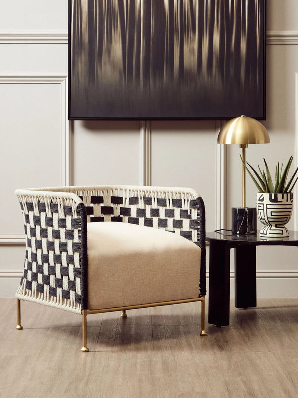 Palermo Round Black Marble Top Small Coffee Table - Xshowhome