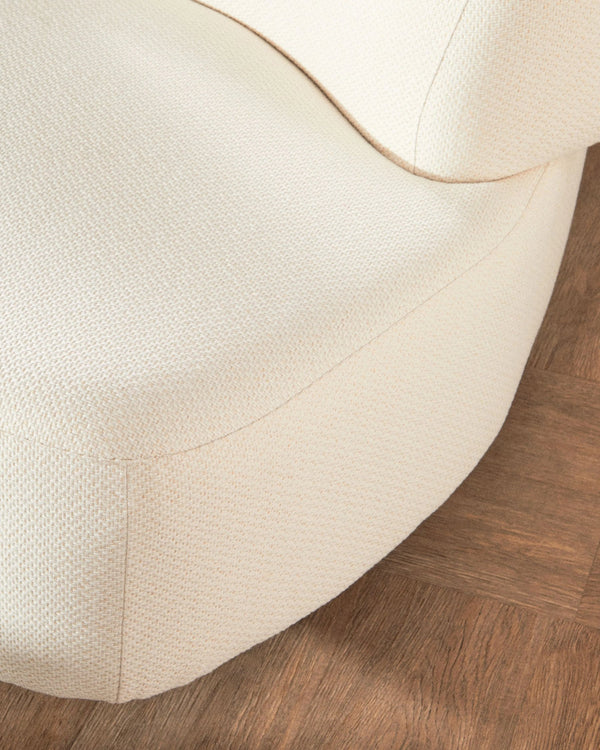 Ozzano Cream Linen 3 Seater Sofa - Xshowhome