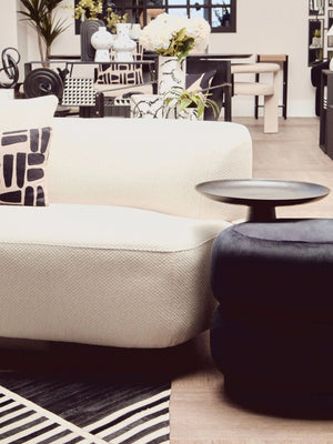 Ozzano Cream Linen 3 Seater Sofa - Xshowhome
