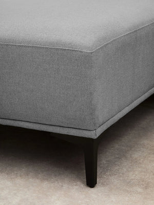Toulon 3 Seat Grey Fabric Left Chaise Sofa - Xshowhome