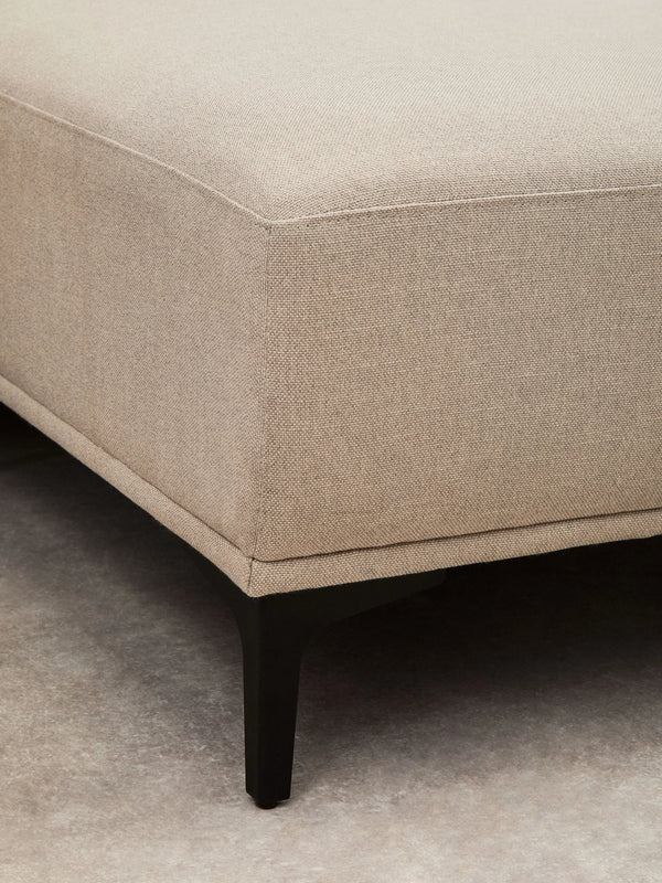Toulon 3 Seat Natural Fabric Right Chaise Sofa - Xshowhome