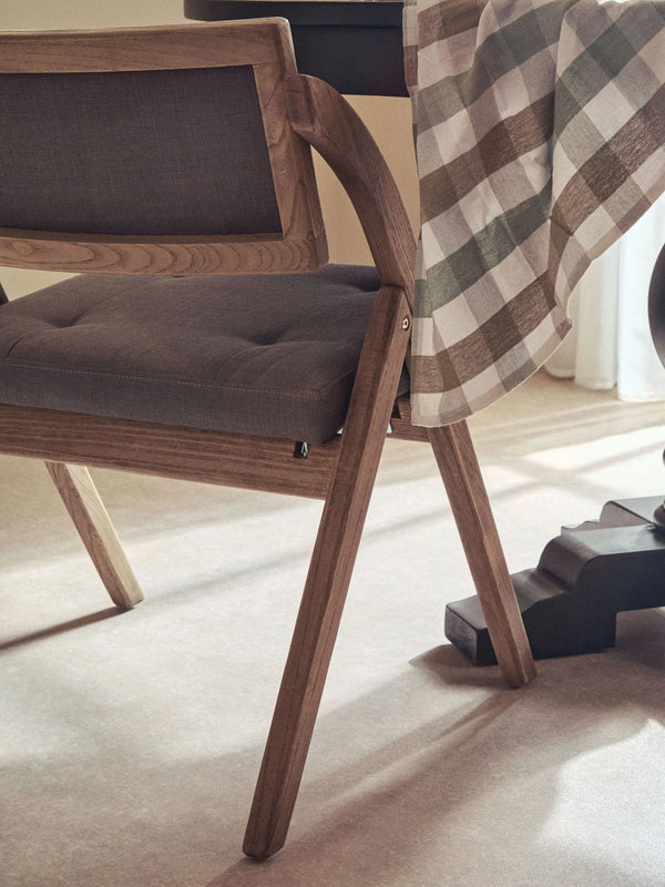 Cebu Grey Wash Elm Wood Folding Chair - Xshowhome