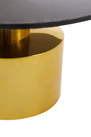 Rabia Coffee Table With Black Marble Top - Canwell Interiors Limited - Xshowhome