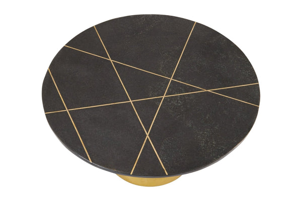 Rabia Coffee Table With Black Marble Top - XShowhome Limited - Xshowhome
