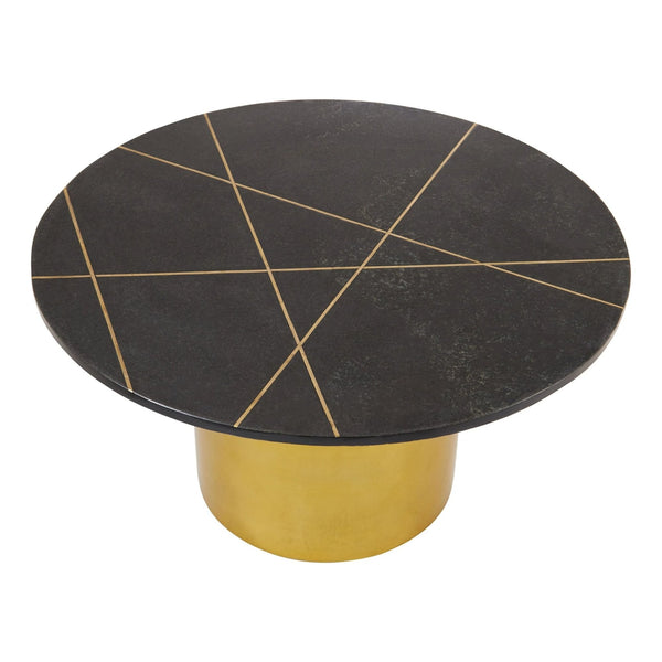Rabia Coffee Table With Black Marble Top - XShowhome Limited - Xshowhome