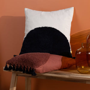 Radian 45x45 Feather Filled Cushion Brick - Canwell Interiors Limited - Riva
