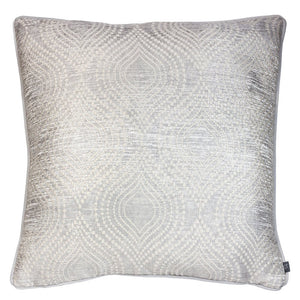 Radiance 55x55 Feather Filled Cushion Chrome - Canwell Interiors Limited - Riva