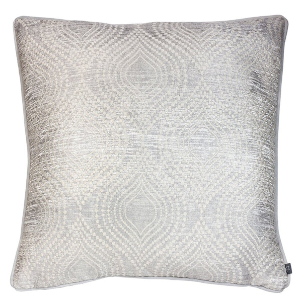 Radiance 55x55 Feather Filled Cushion Chrome - Canwell Interiors Limited - Riva