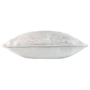 Radiance 55x55 Feather Filled Cushion Chrome - Canwell Interiors Limited - Riva