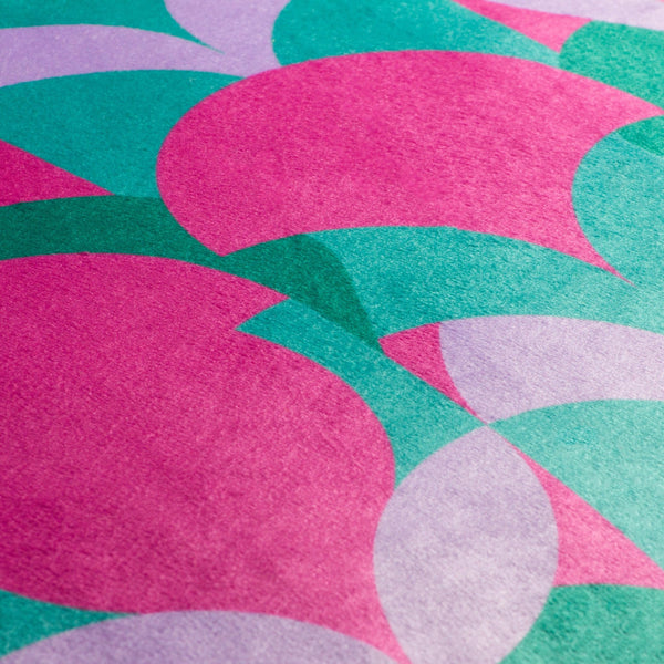 Raeya 45x45 Feather Filled Cushion Pink & Jade - Canwell Interiors Limited - Riva