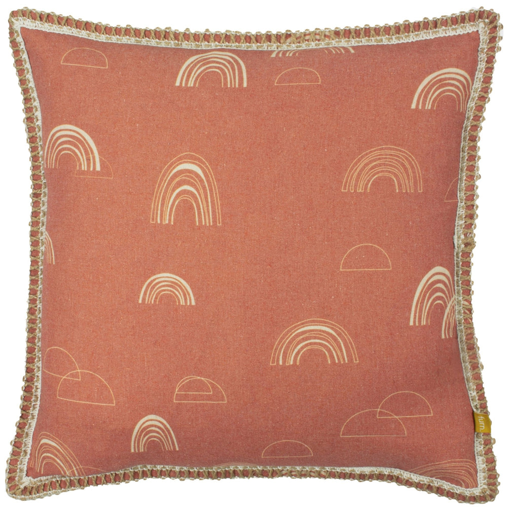 Rain Shadow 50x50 Feather Filled Cushion Red Clay - XShowhome Limited - Riva