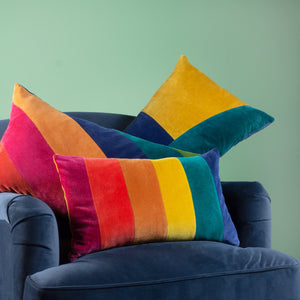 Rainbow 30x50 Feather Filled Cushion Jewels - XShowhome Limited - Riva