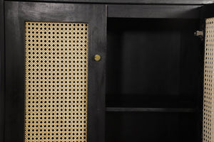 Rattan 2 Door Highboard - Canwell Interiors Limited - Jaipur
