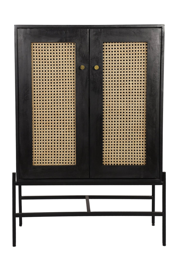 Rattan 2 Door Highboard - Canwell Interiors Limited - Jaipur