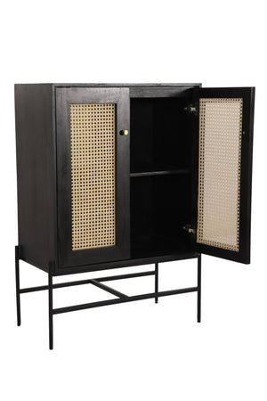 Rattan 2 Door Highboard - Canwell Interiors Limited - Jaipur