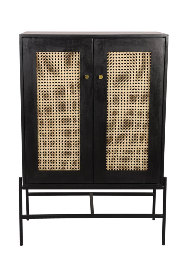 Rattan 2 Door Highboard - Canwell Interiors Limited - Jaipur