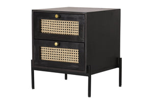 Rattan Bedside Table 2 Drawer - XShowhome Limited - Jaipur