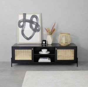 Rattan Large TV Unit - Canwell Interiors Limited - Jaipur