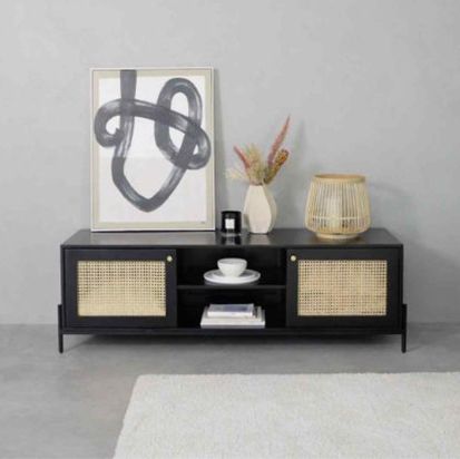 Rattan Large TV Unit - Canwell Interiors Limited - Jaipur