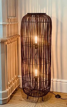 Rattan Weave Floor Lamp - Canwell Interiors Limited - Xshowhome
