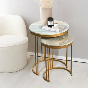Ravi Marble Nest of 2 - XShowhome Limited - Jaipur
