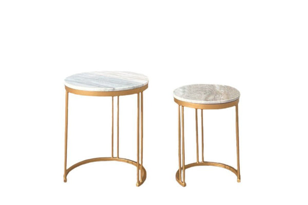 Ravi Marble Nest of 2 - XShowhome Limited - Jaipur