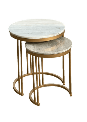 Ravi Marble Nest of 2 - XShowhome Limited - Jaipur