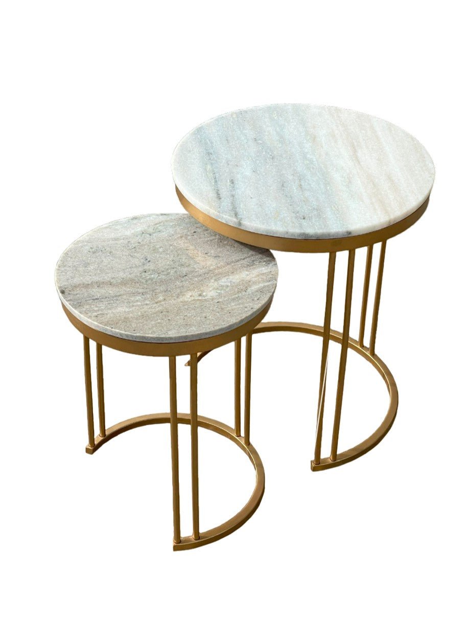 Ravi Marble Nest of 2 - XShowhome Limited - Jaipur