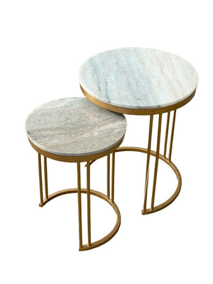 Ravi Marble Nest of 2 - XShowhome Limited - Jaipur