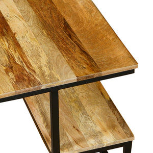 Ravi Side Table - Mango Light Finish - Canwell Interiors Limited - Jaipur