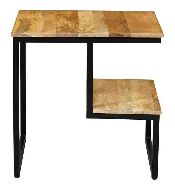 Ravi Side Table - Mango Light Finish - Canwell Interiors Limited - Jaipur