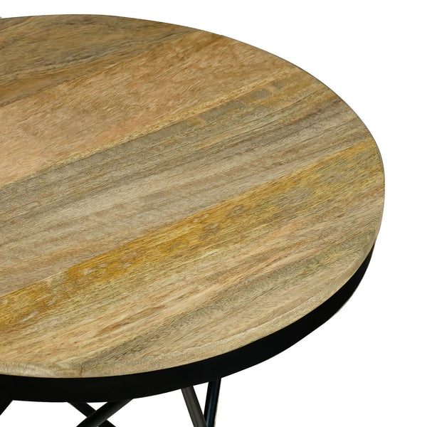 Ravi Star Leg - Round Side Table - Canwell Interiors Limited - Jaipur