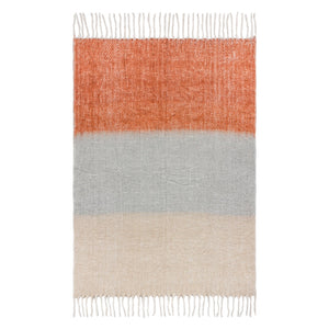 Rawton Ombre 130x180 Throw Brick/flint - Canwell Interiors Limited - Riva