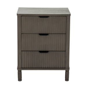Reed Collection 3 Drawer Bedside Table - Canwell Interiors Limited - Hills