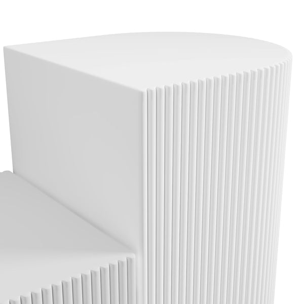 Reed White Side Table - Canwell Interiors Limited - Canwell
