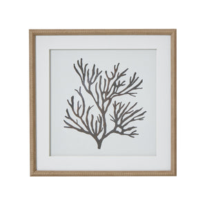 Reef Coral Art Mounted in Beaded Frame - Canwell Interiors Limited - Hills