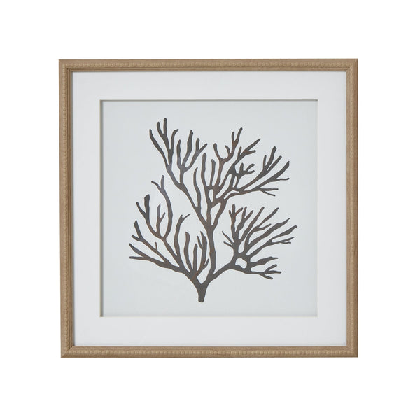 Reef Coral Art Mounted in Beaded Frame - Canwell Interiors Limited - Hills