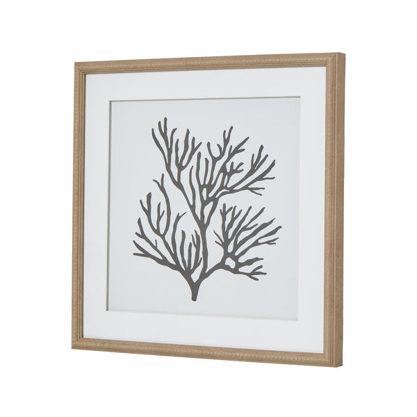 Reef Coral Art Mounted in Beaded Frame - Canwell Interiors Limited - Hills