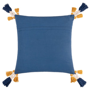 Regal Leopard 50x50 Feather Filled Cushion Royal Blue - Canwell Interiors Limited - Riva