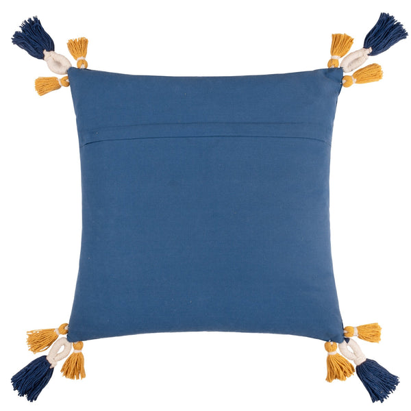 Regal Leopard 50x50 Feather Filled Cushion Royal Blue - Canwell Interiors Limited - Riva