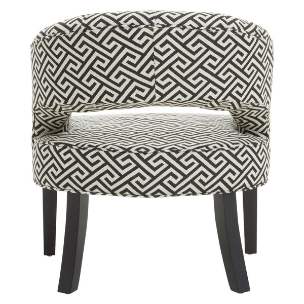 Regents Park Greek Key design Cutout Lounge Chair - Canwell Interiors Limited - Xshowhome