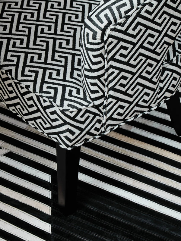 Regents Park Greek Key design Cutout Lounge Chair - XShowhome Limited - Xshowhome